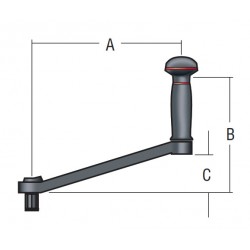 SpeedGrip lock-in/chrome 203mm