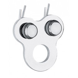 Small split backstay plate for 304 - 38mm
