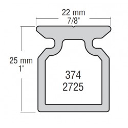 22mm High-Beam Track L:1,2m