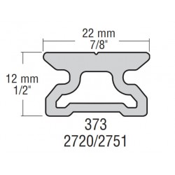 22mm Raíl Perfil Bajo / Freno Pistón L:2m 22mm Raíl Perfil Bajo / Freno Pistón L:2m